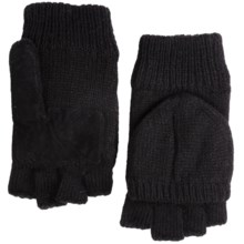 40%OFF メンズカジュアル手袋 グランドシエラRaggウールミトン - コンバーチブル指なし手袋、シンサレート（R）、（男性用）スエードパーム Grand Sierra Ragg Wool Mittens - Convertible Fingerless Gloves Thinsulate(R) Suede Palm (For Men)画像